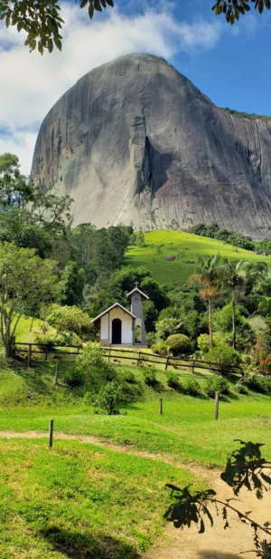 Mountain Landscape With Chapel