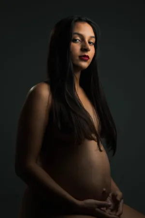 Nude Pregnant Woman