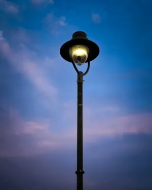 Street Lamp At Dusk