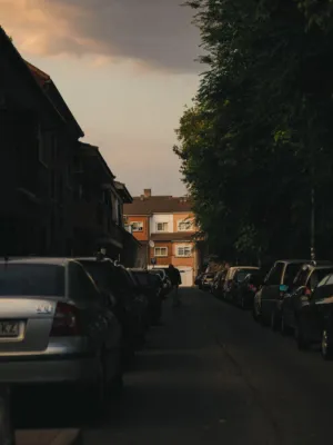 Evening Street Scene