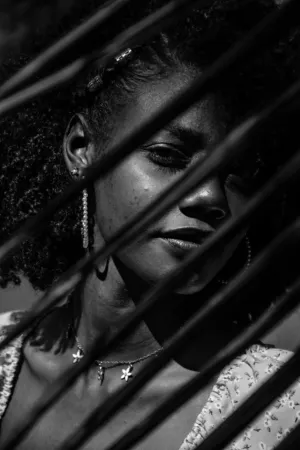Black And White Portrait