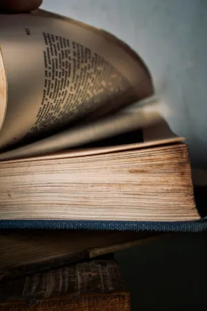 Stack Of Old Books