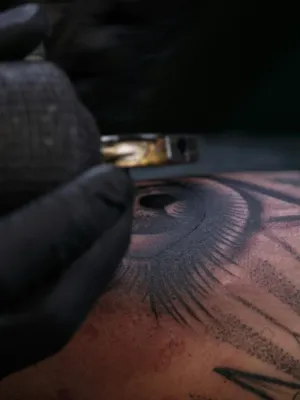 Tattoo Artist At Work