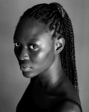 Black And White Portrait