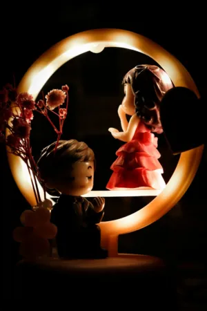 Romantic Scene With Dolls
