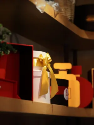 Gift Box With Ribbon