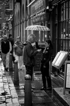 Rainy Day Street Scene