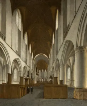 Interior Of A Gothic Church