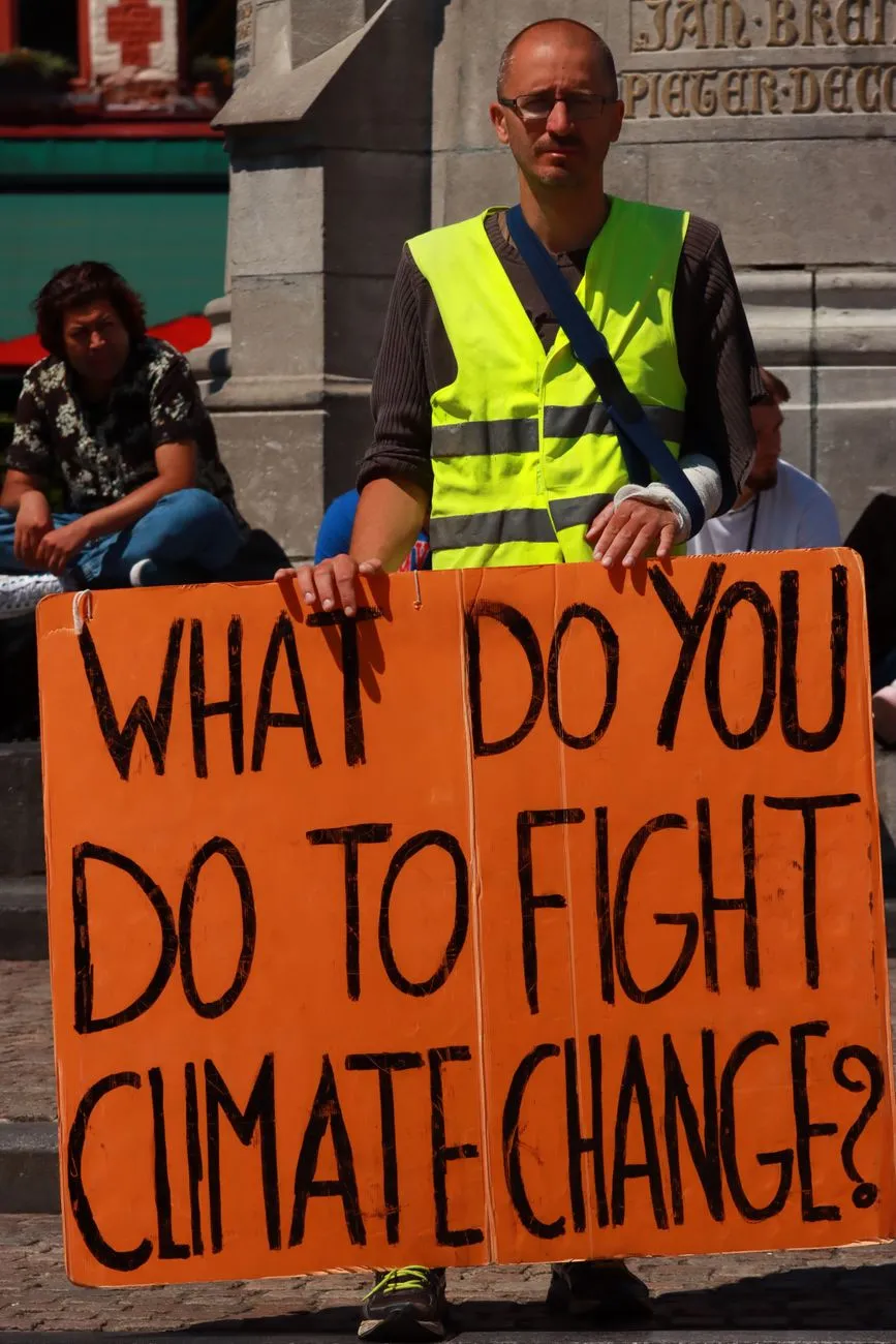 Climate Change Protester