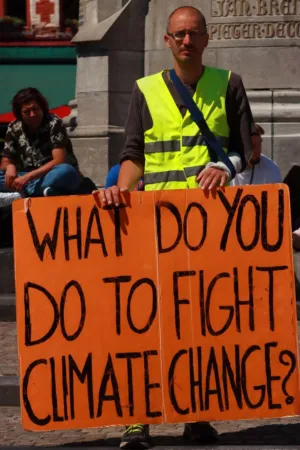 Climate Change Protester