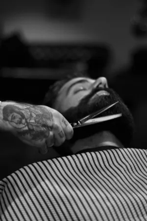 Barber In Action