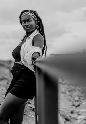 Black And White Portrait