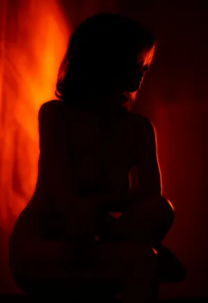 Red Light Silhouette