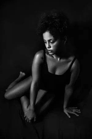 Black And White Portrait