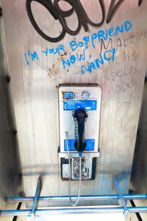 Graffiti On A Payphone