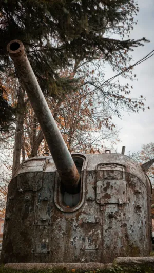 Rusted Artillery Piece