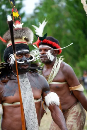 Traditional Papua New Guinea Dancers
