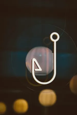 Fishing Hook Neon Sign