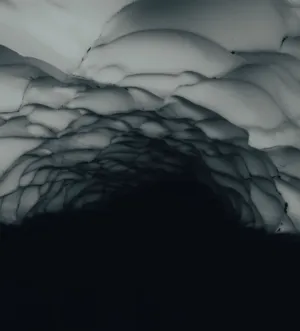 Snow Cave Entrance