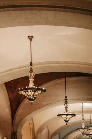 Chandelier In A Grand Hall