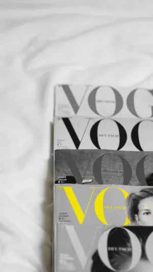 Stack Of Vogue Magazines