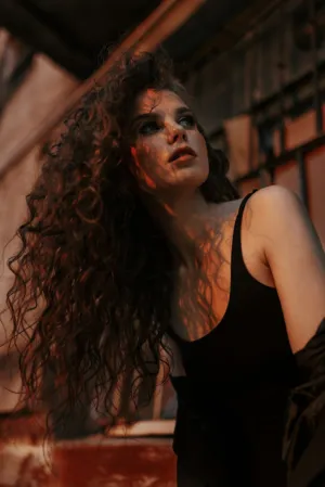 Curly Hair In Sunlight