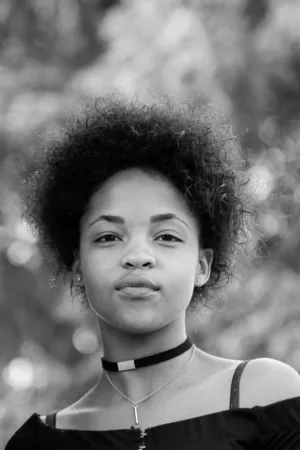 Black And White Portrait