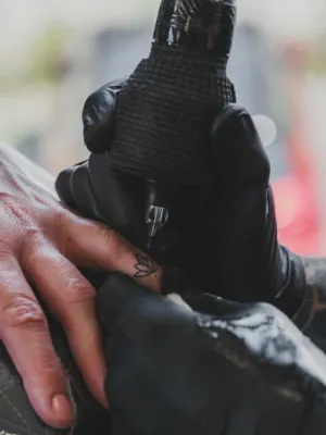 Tattoo Artist At Work