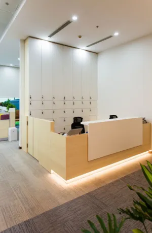 Modern Office Reception Desk
