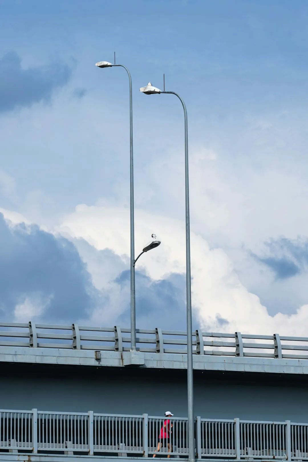 Street Lights And Bridge