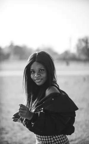 Black And White Portrait