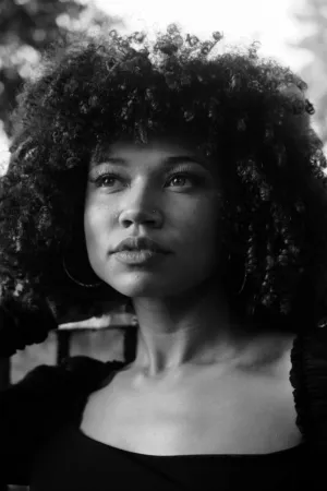 Curly Hair Portrait