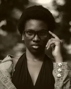 Black And White Portrait