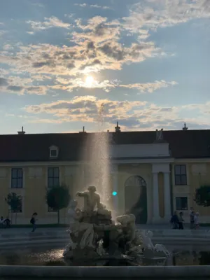 Sunset At Schönbrunn Palace