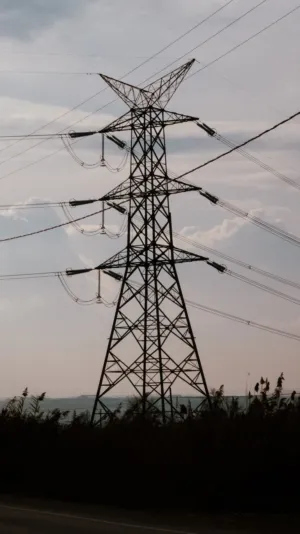 Power Line Silhouette