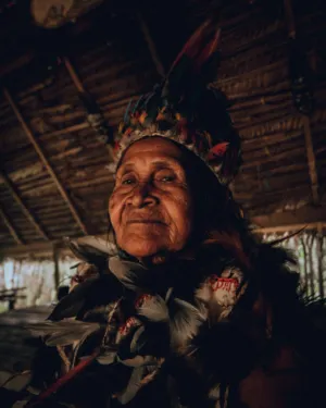 Traditional Indigenous Portrait