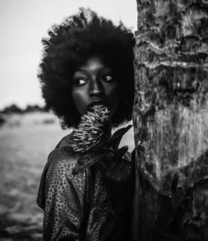 Black And White Portrait