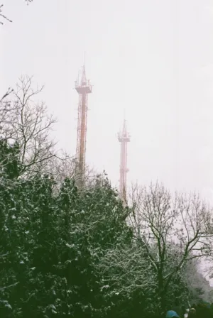 Snowy Tower Scene