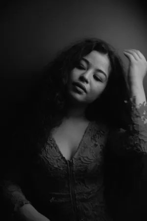 Black And White Portrait