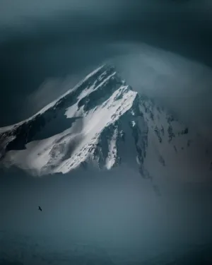 Snowy Mountain Peak