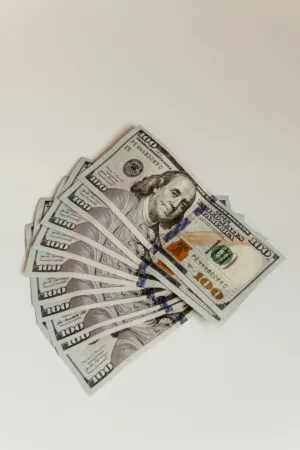 Stack Of Hundred Dollar Bills