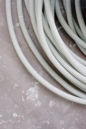 Coiled White Pipes