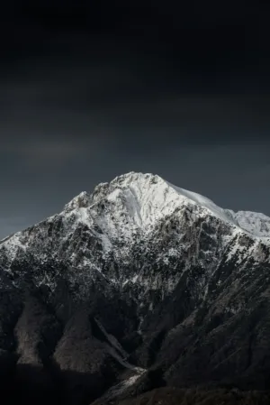 Snow-Capped Mountain Peak