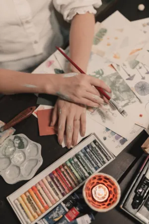 Creative Artist At Work