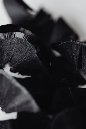 Black Shredded Paper