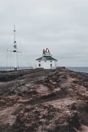 Lighthouse On A Rocky Coast