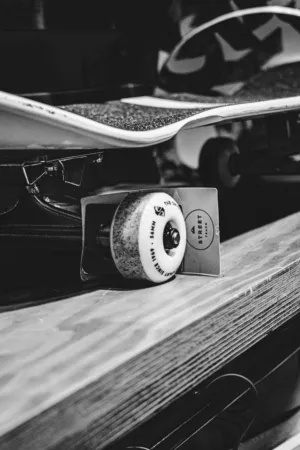 Skateboard Wheel Close-Up