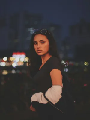Urban Night Portrait