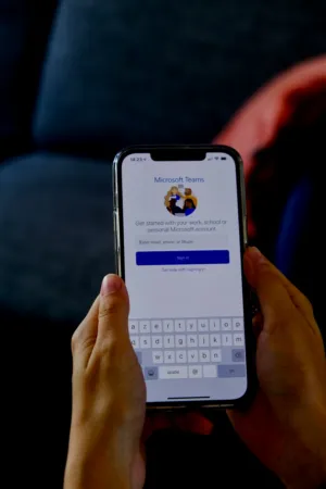 Microsoft Teams Sign-In Screen
