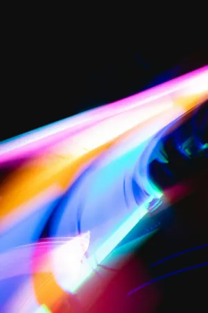 Colorful Light Trails